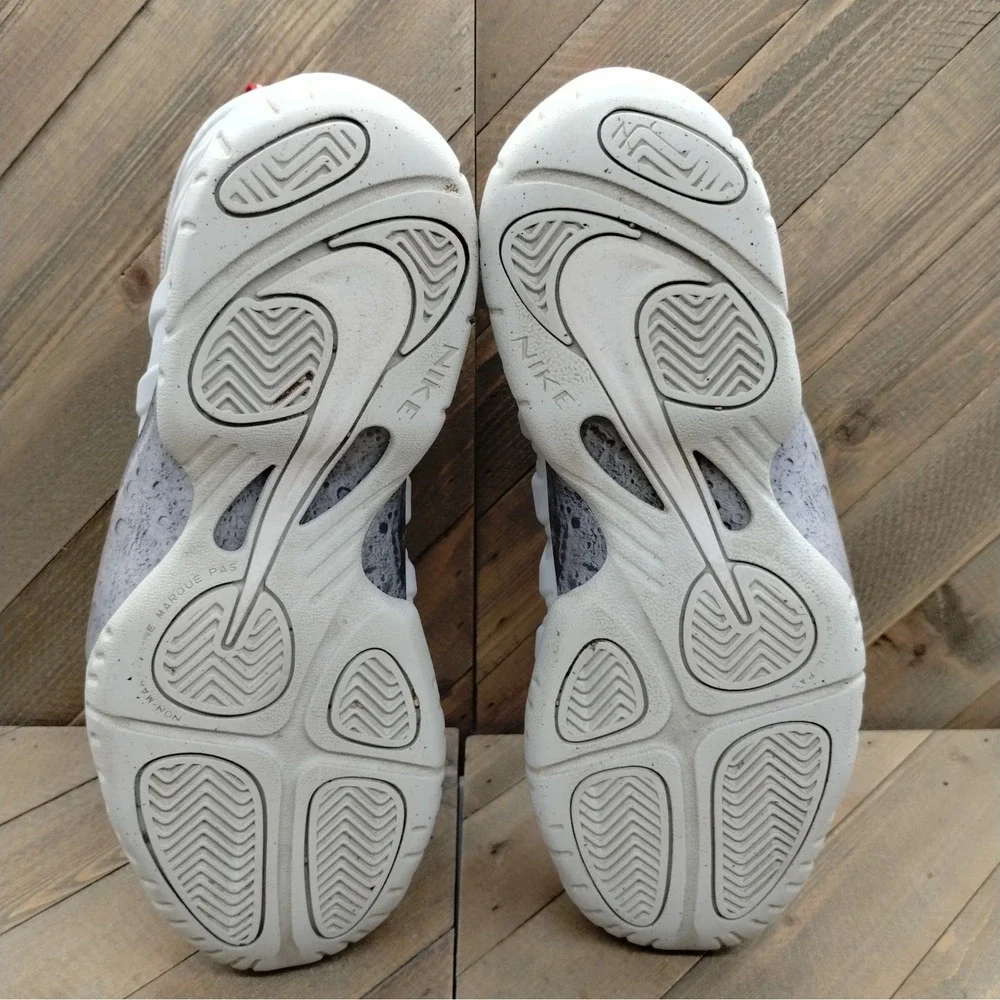 Nike Air Foamposite One Basketball‎ Shoes White Red Blue Sneakers